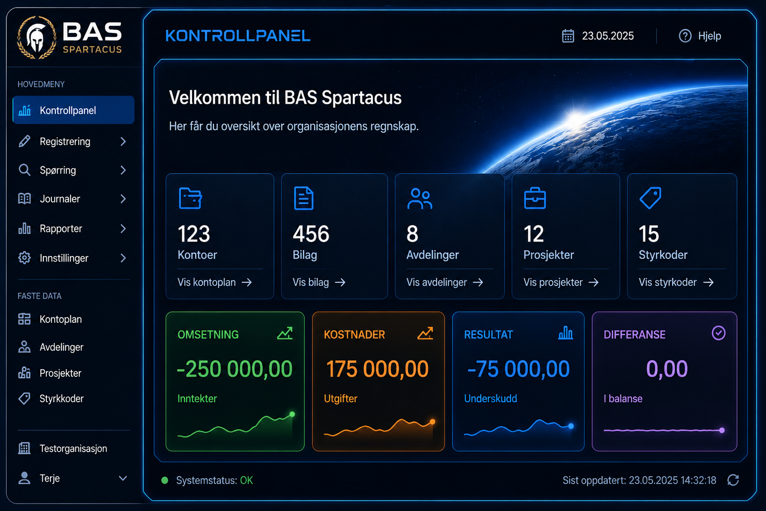 BAS Spartacus i bruk